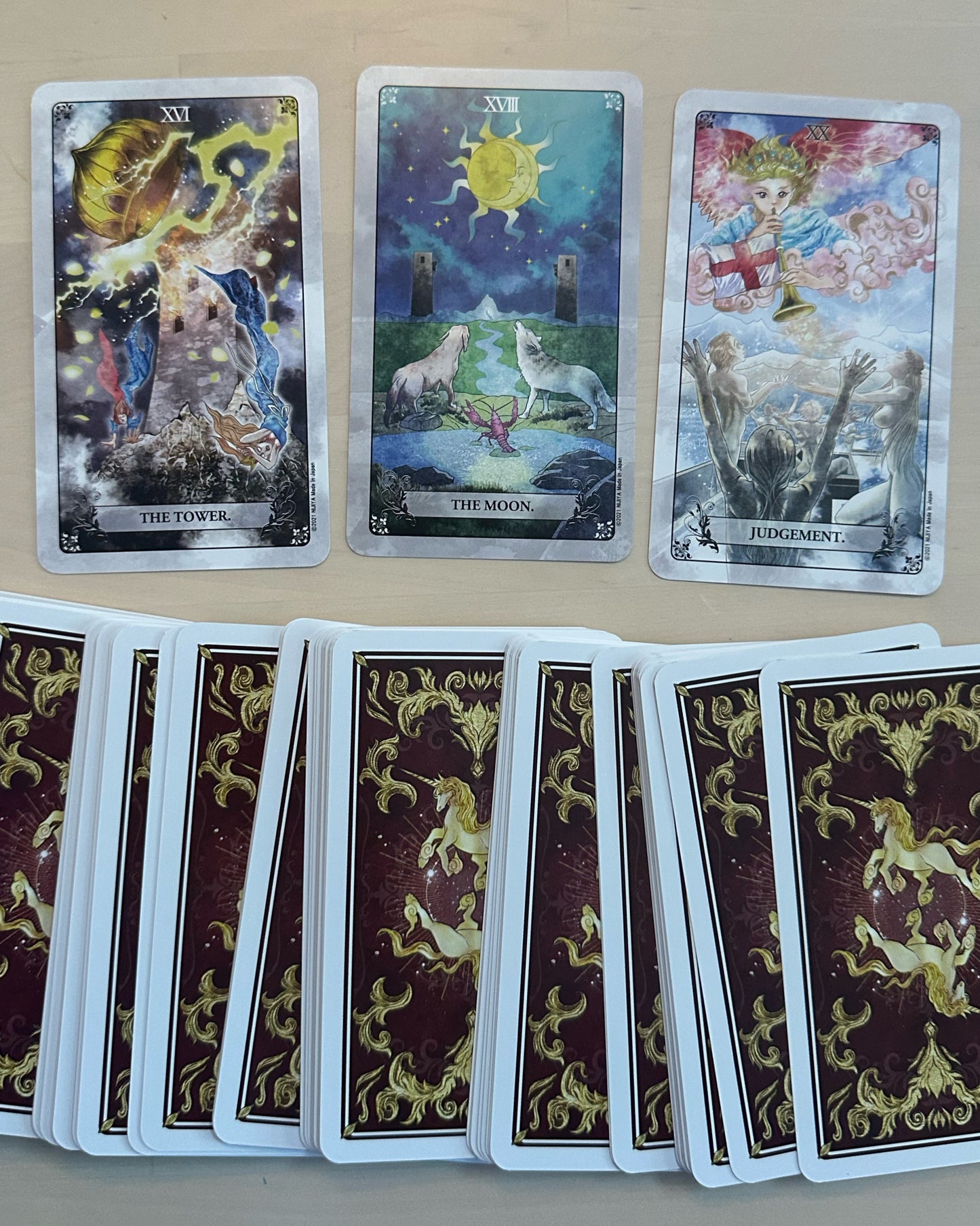 The Unicorn Whisper Tarot — A Magical Rider–Waite Deck with Mythical Elegance