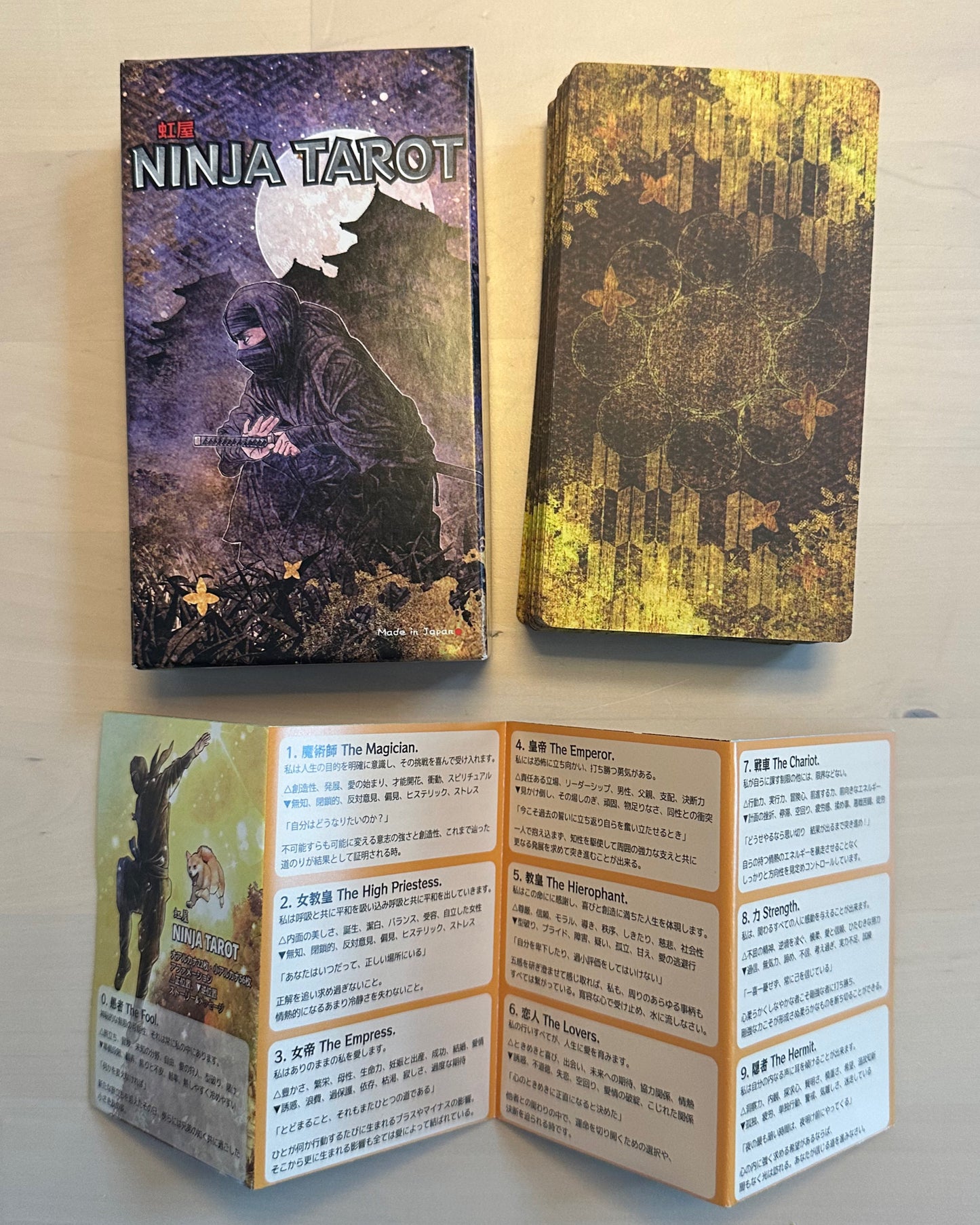 The Ninja Tarot — A Rider‑Waite Style Deck Reborn in the World of Shinobi